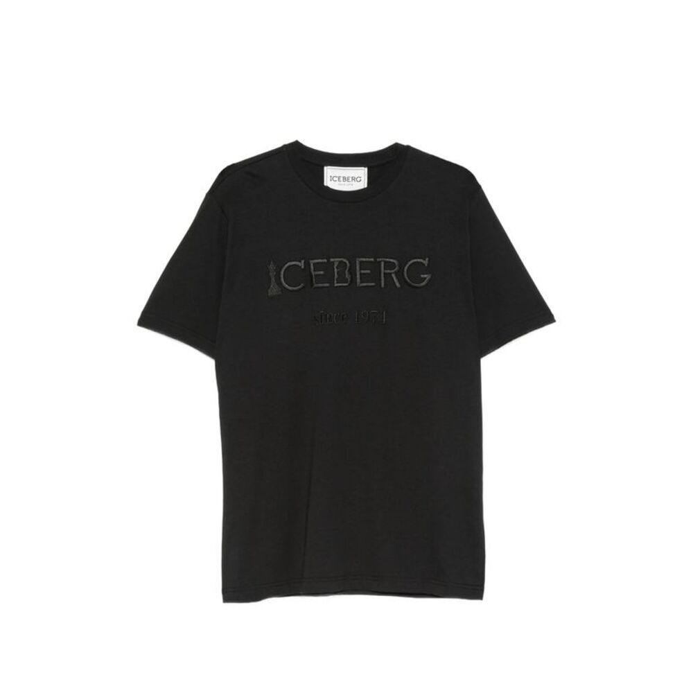 Iceberg Black T-Shirts & Vests - T-Shirts Men